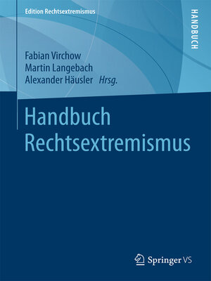 cover image of Handbuch Rechtsextremismus